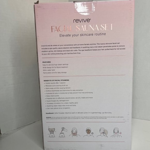 NWOT Revive Facial Steamer, Deep Clean And Hydrate, Rejuvenate - Picture 5 of 6